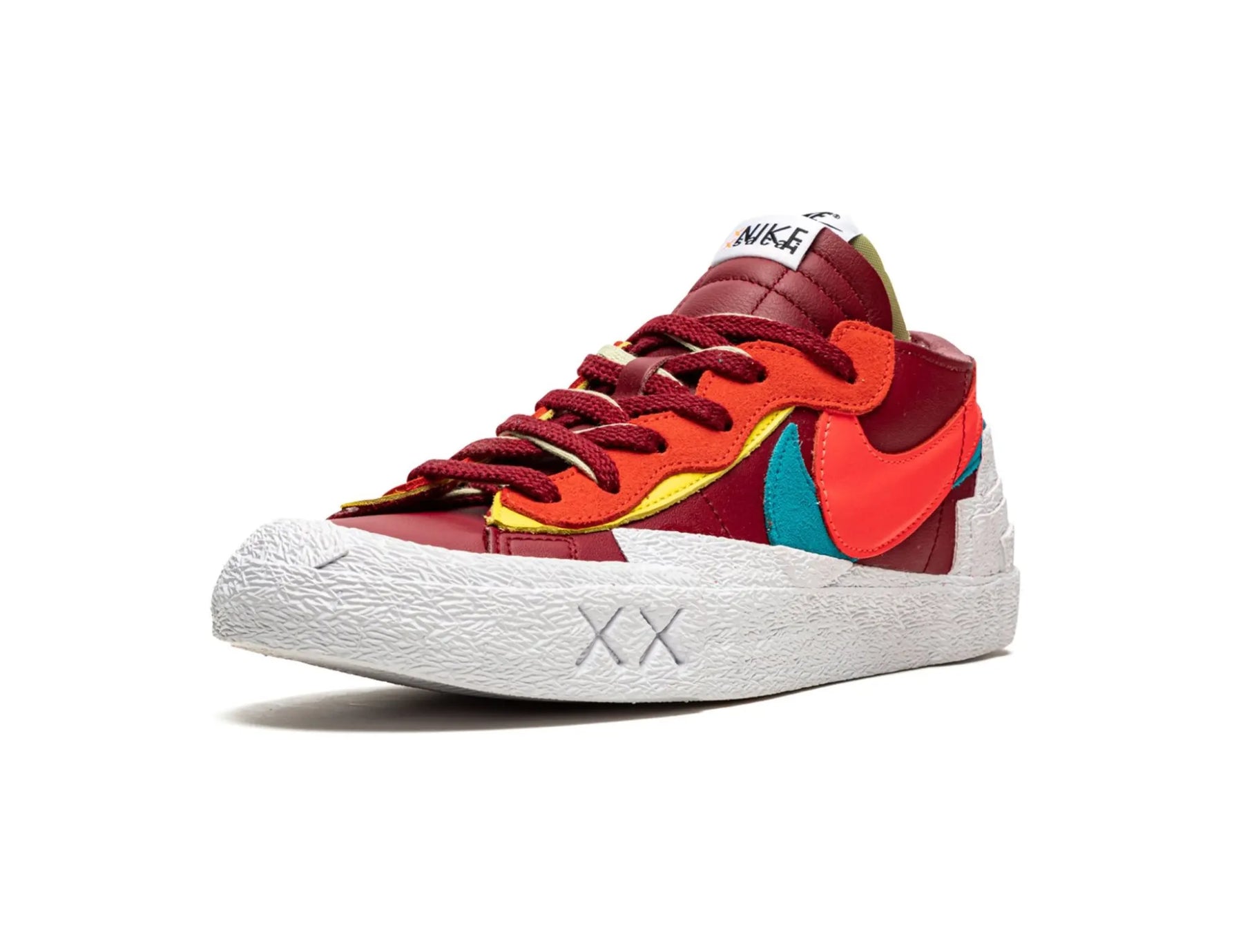 Nike Blazer Low Sacai X KAWS "Team Red" - street-bill.dk