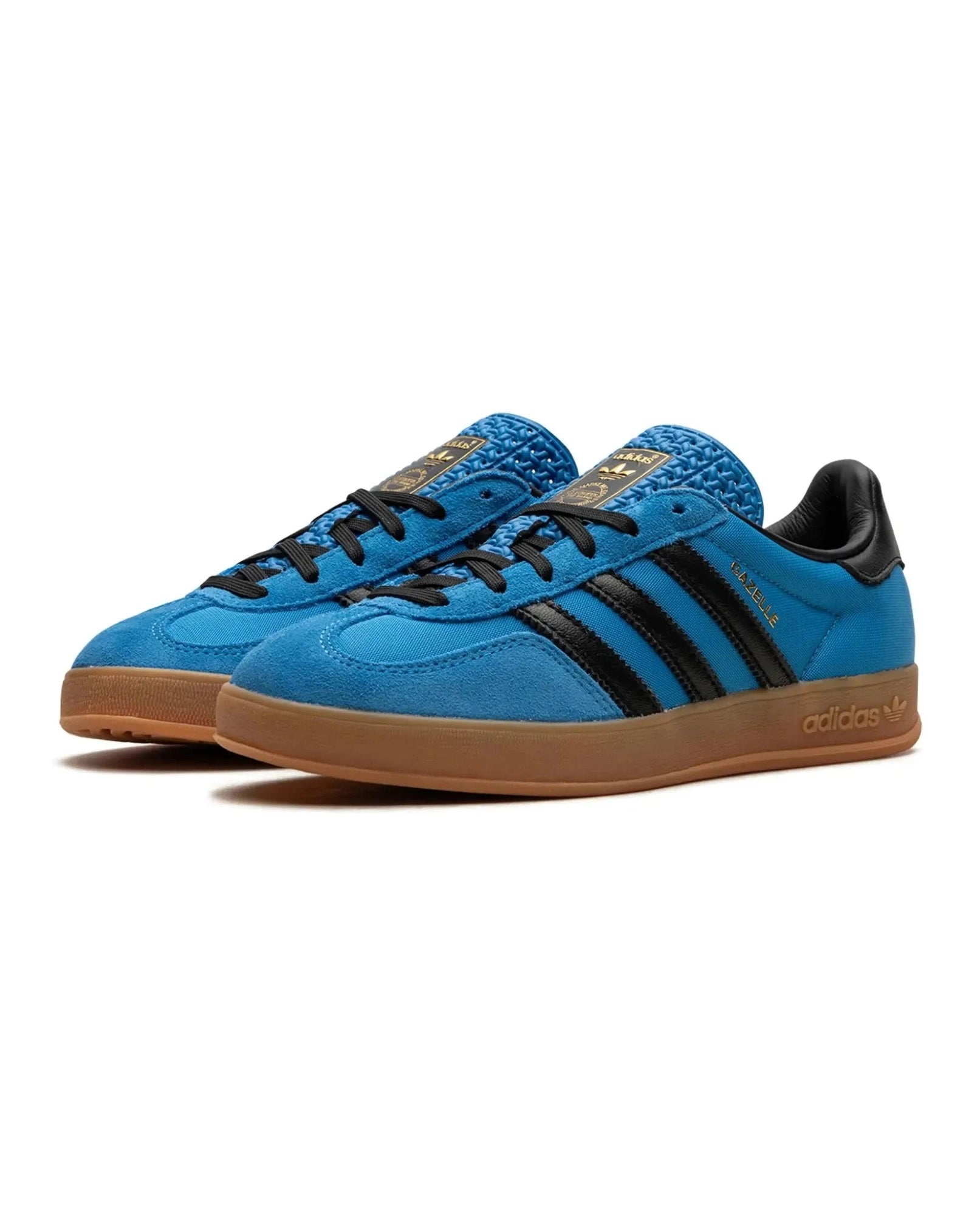 Adidas Gazelle Indoor "Bright Blue Black Gum" - street-bill.dk