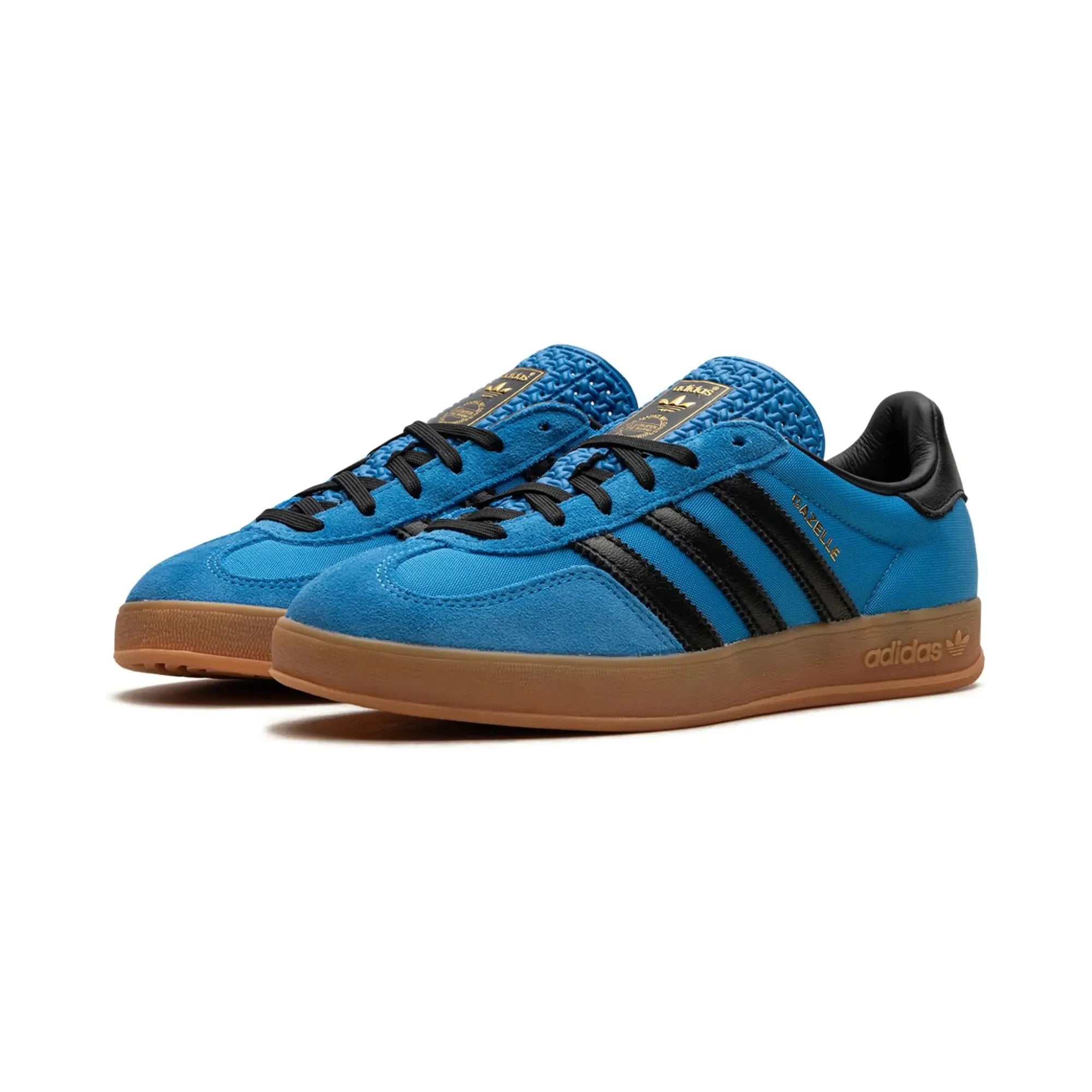 Adidas Gazelle Indoor "Bright Blue Black Gum" - street-bill.dk